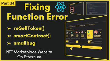 Function Error | How To Fix Smart Contract & Function Error In NFT Marketplace Website | #functions