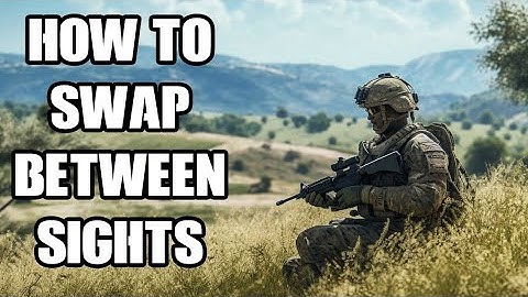 Arma 3: How To Change & Switch Between Weapon Optic Sights, Iron & Red-Dot / Holo To Telescopic