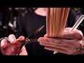 [ASMR]いつの間にか眠ってしまうヘアカットコース - Hair cut,Brushing,Head massage(No Talking)