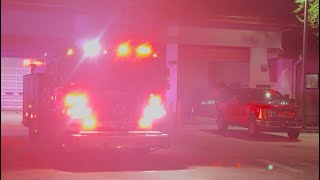 Orlando Fire Department Engine 17 & District 2 Responding 