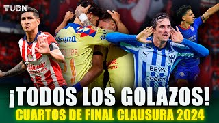 ¿Te los perdiste? ¡Llegaron los goles de los CUARTOS DE FINAL DEL CLAUSURA 2024! | TUDN