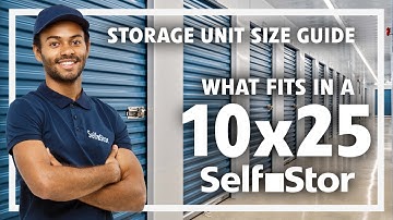10x25 Storage Unit Size Guide | Self Stor Storage