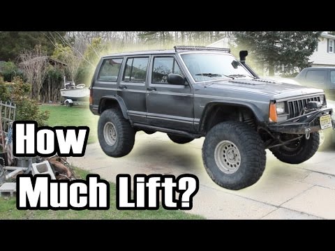 Measuring Lift Height on a Jeep Cherokee XJ