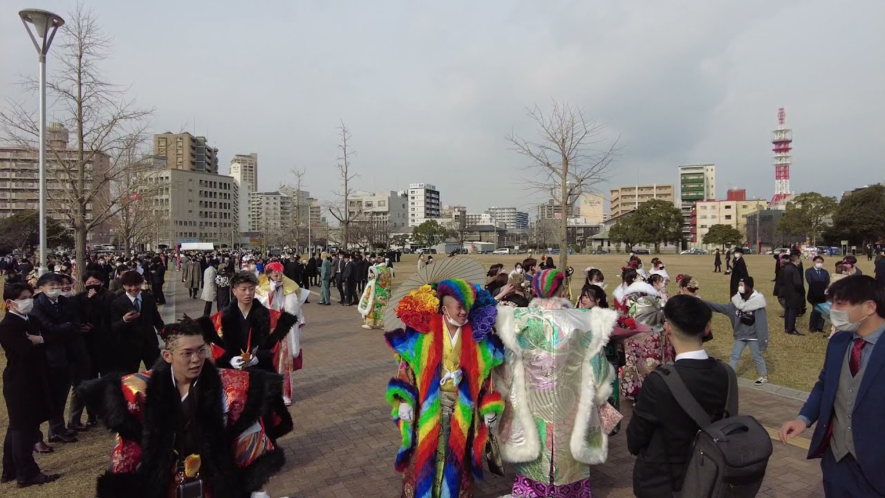 北九州 成人式 2022 Celebration of 20 years old in Japan