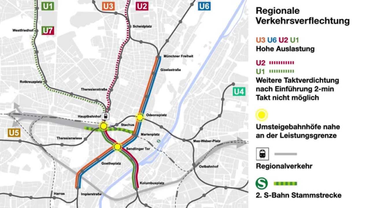 Zukunftspläne für die Münchner U-Bahn 2: Nahverkehrs-Szenario nach 2020 ...
