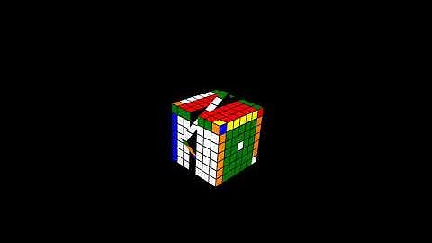 AI Solves 7x7 Rubik