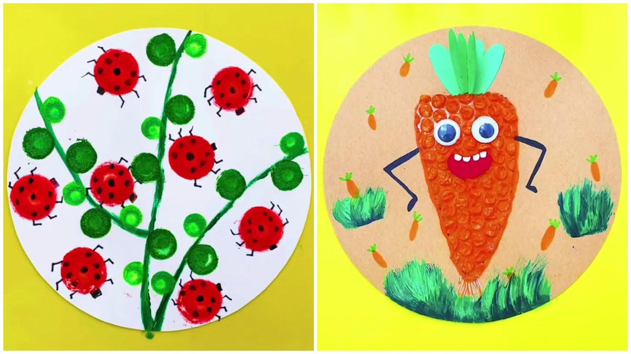 10+Art & Craft Activities you can try at home with kids Quick & Easy Crafts that you can make
