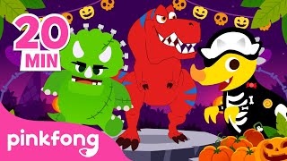 ¡Feliz Halloween con Dinosaurios!  | Halloween Jurásico y más | Pinkfong Canciones Infantiles