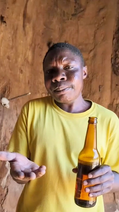 Chaba enjoying Beer 🍺 #duet #funny #usa #hadza #africa #greenscreen #bushman #chaaba #hadzabetribe
