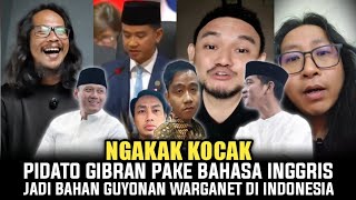 Download Lagu NGAKAK PARAH❗️WARGANET KOMENTARI PIDATO GIBRAN PAKE BAHASA INGGRIS MP3