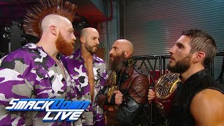 Johnny Gargano \& Tommaso Ciampa call out The Bar: SmackDown LIVE, Feb. 19, 2019