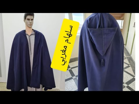 سلهام رجال جلابة ديال البرد بالبرشمان روعة