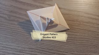 Origami pattern studies #23