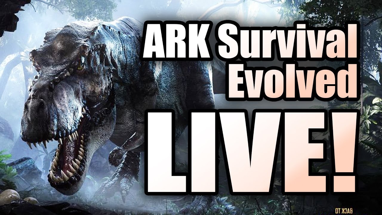 ARK Survival Evolved LIVE Gameplay...on a PVP Server! Good Times Indeed! starfields hallman