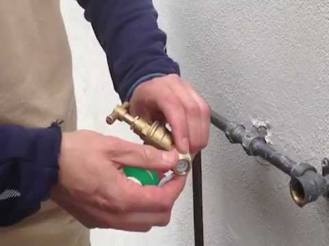 Replacing an outdoor tap