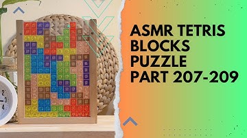 PART 207-209 || PLAYING COLORFULL TETRIS BLOCKS PUZZLE
