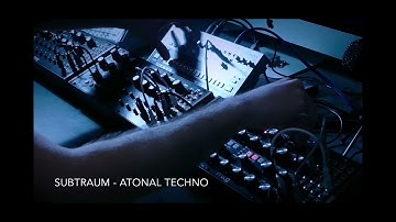 atonal Techno with Moog dfam and subharmonicon