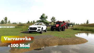 FS 23 Varvarovka Map + 100 MOD APK DOWNLOAD link Mega Farming simulator 23 