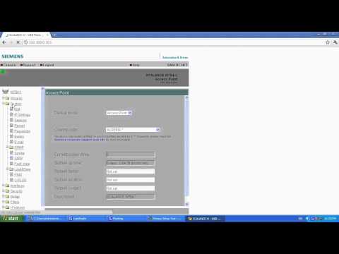 Siemens scalance client setup