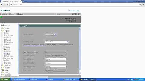 Siemens scalance client setup