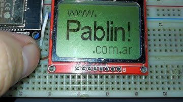 Display Nokia 5110 con ESP32