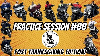 Practice Session #88 - Post Thanksgiving Advanced Slow Speed Motorcycle Riding Skills WITH CHAPTERS