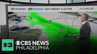 Partly cloudy Wednesday night in Philadelphia region, tracking rain this weekend