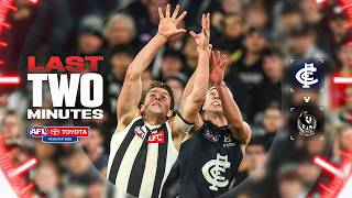 Last Two Minutes Carlton V Collingwood Round 6, 2026 Afl