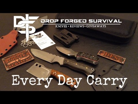 knife sharpener My Every Day Carry - EDC Fixed Blade Knives