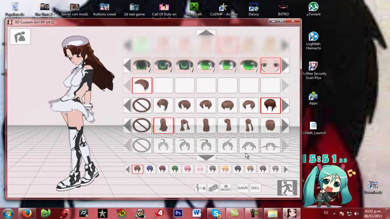 3d custom girl mods to evolution