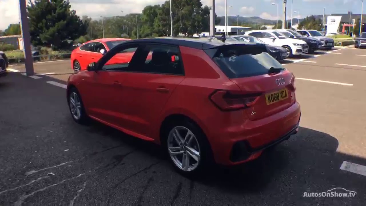 AUDI A1 SPORTBACK TFSI S LINE RED 2019 - YouTube