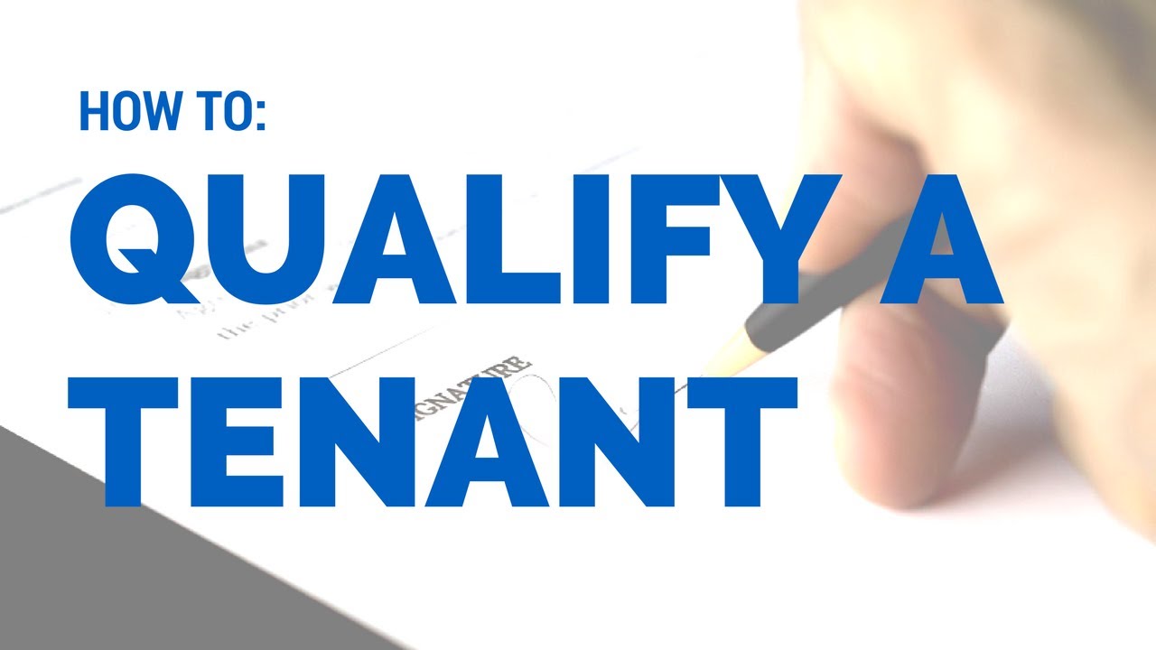 How to Qualify a Tenant for Your South Florida Rental Property YouTube
