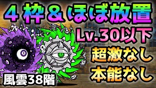 風雲にゃんこ塔 38階 Lv.30以下＆本能なし＆ほぼ放置 にゃんこ大戦争