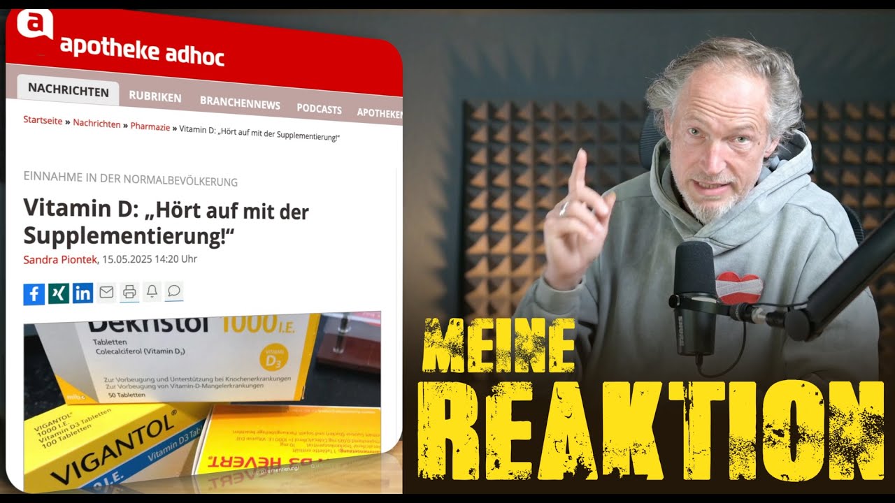 ☀️ Vitamin D Supplementierung stoppen? Apotheke Adhoc? 🛑 Und was die Wissenschaft sagt! 💊
