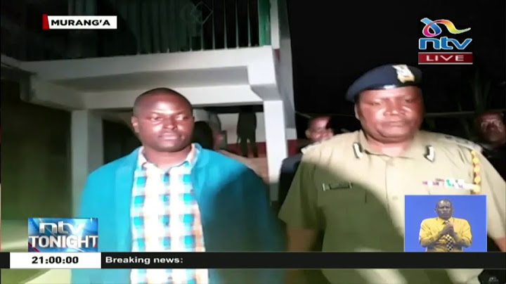 Breaking: Kiharu MP Ndindi Nyoro arrested