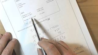 Q15 June 2012 Foundation Unit 2 GCSE Mathematics   Electricity Bill