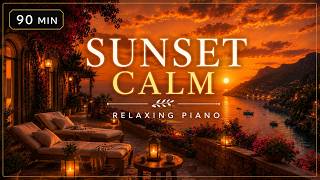 Evening Escape🌅: Beautiful Sunset Views & Soothing Piano Melodies