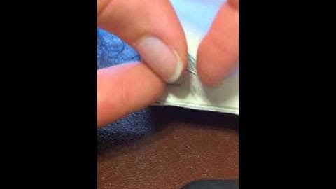 How to put in Tailors Tacks