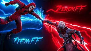 ZEROX FF📲 VS TUFAN FF 🖥️ |🇳🇵❤️🇮🇳