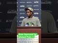 Geno Smith wowed by Michael Penix Jr., rooting for #UW #cfpnationalchampionship #seattleseahawks