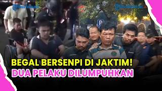  Viral Begal Bersenpi Di Jaktim Dua Pelaku Dilumpuhkan Polisi Di Pasar Rebo
