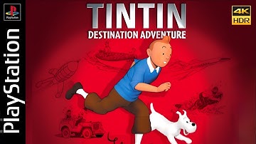 Tintin Destination Adventure 100% Full game 4K 60FPS | Longplay PS1