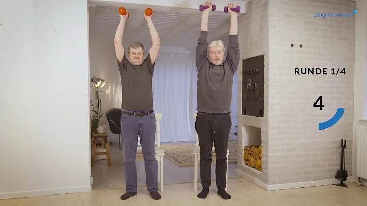 6 træningsøvelser til lungepatienter. Sværhedsgrad: Normal