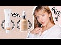 ERE PEREZ OAT MILK & QUINOA WATER FOUNDATION DEMO + COMPARISON