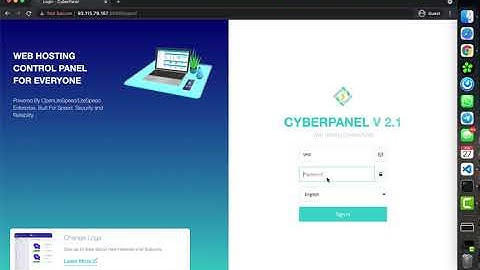 CyberPanel - Remote Code Execution (Authenticated)