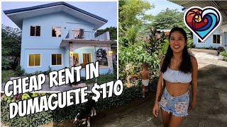 CHEAP HOUSE RENT $170 PER MONTH | COST OF LIVING IN THE PHILIPPINES | DUMAGUETE | 4K