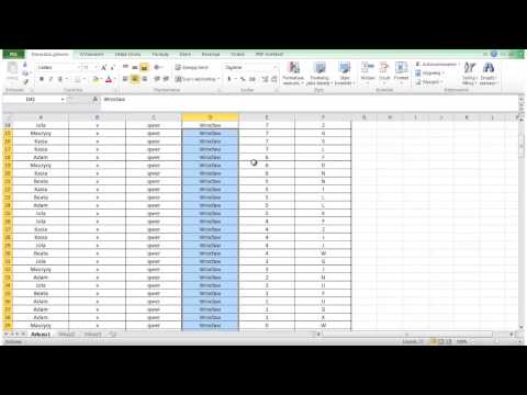Wideo: Jak Sortować Dane W Excelu