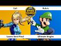 2026 TAMUK Esports SS Losers Semi-Final - Cali (Zero Suit Samus) vs Rubric (Luigi)