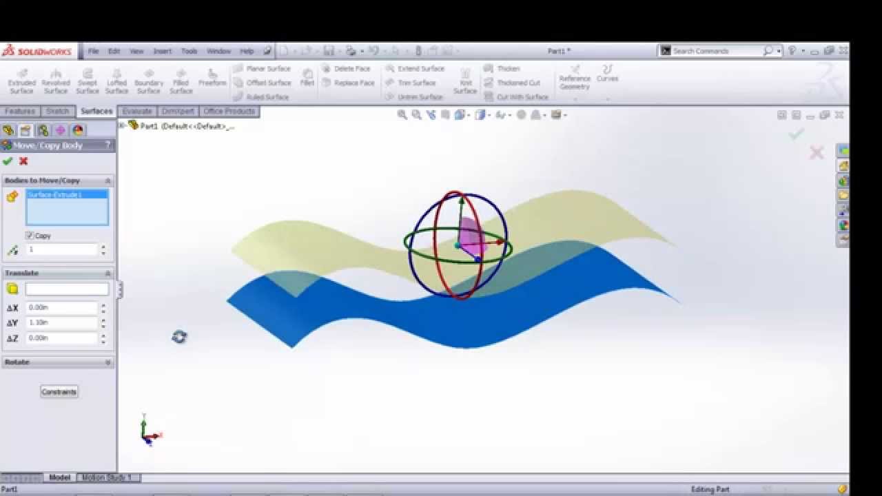 Solidworks Offset A Surface Tutorial YouTube