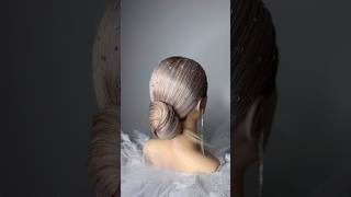 Образ для балерины, как вам? ☺️ #пучок #прически #прическанасвадьбу #haircut #hair #hairstyle